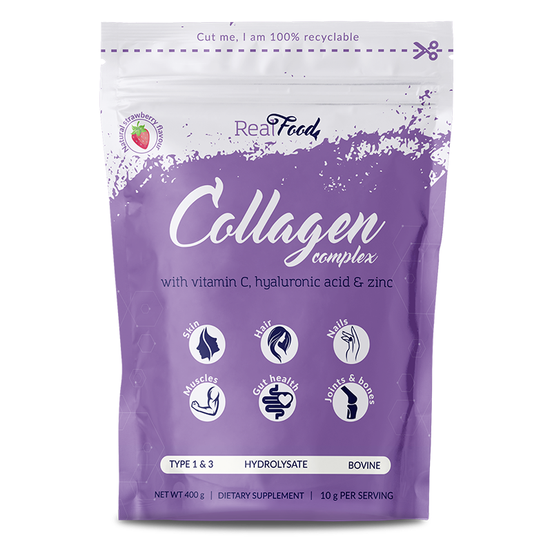 RealFood Collagen Complex с вит. С, хиалуронова киселина и цинк