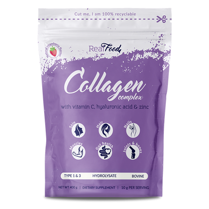 RealFood Collagen Complex с вит. С, хиалуронова киселина и цинк